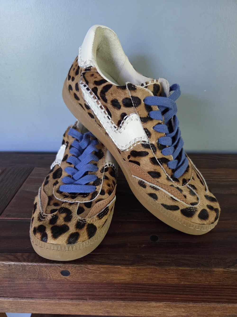 Dolce Vita Notice Leopard Calf Hair Sneaker